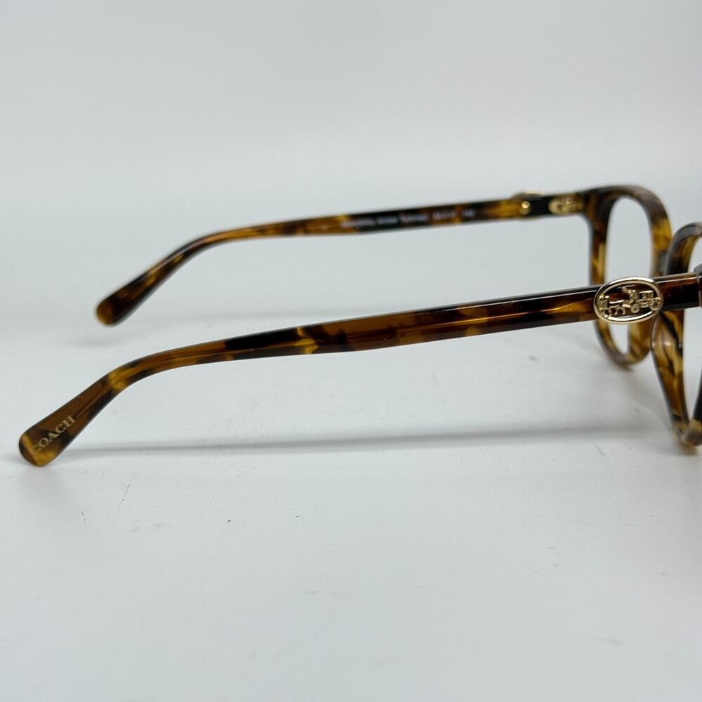 Coach Eyeglasses HC6182 5664 Milky Amber Tortoise 52-17-140 19686 - Picture 4 of 7